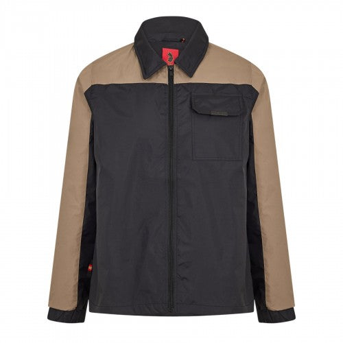 Front - Luke Mens Colour Block Bomber Jacket