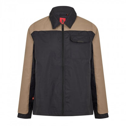 Front - Luke Mens Colour Block Bomber Jacket