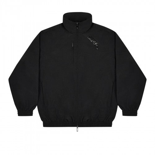 Front - No Fear Mens Funnel Neck Raglan Long-Sleeved Track Top