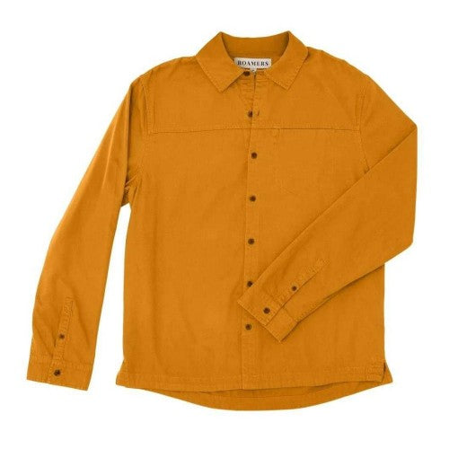 Front - Roamers Mens Chest Pocket Long-Sleeved Shirt