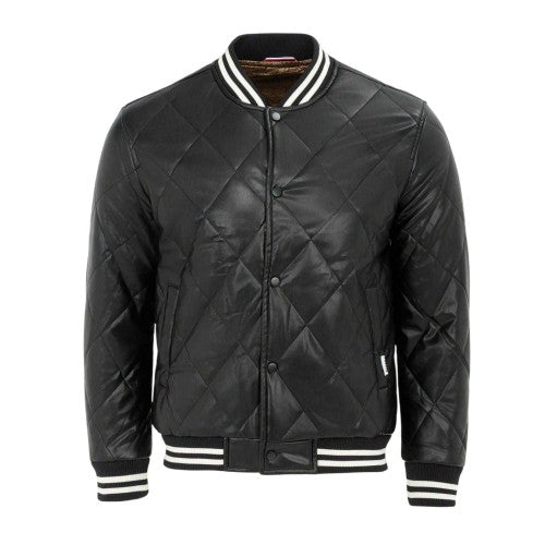 Front - Firetrap Mens Snap Bomber Jacket