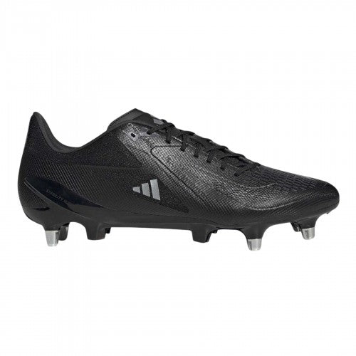 Front - Adidas Childrens/Kids Adizero Rs15 Ultimate Soft Ground Rugby Boots