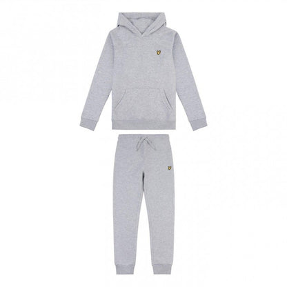 Front - Lyle & Scott Childrens/Kids Logo Hoodie & Bottom Set Set