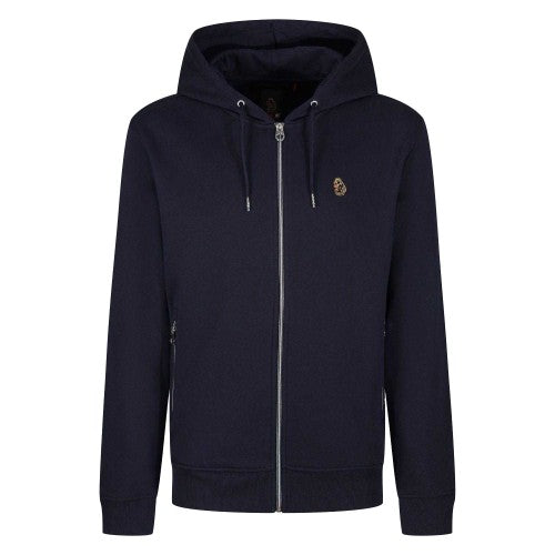 Front - Luke 1977 Mens Berlin 2 Full Zip Hoodie