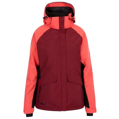Front - DLX Womens/Ladies Colour Block Ski Jacket