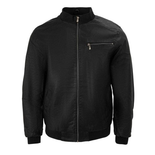Front - Firetrap Mens Washed Bomber Jacket
