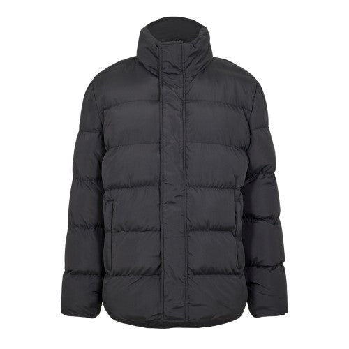 Front - NY Concept Mens Hidden Zip Puffer Jacket
