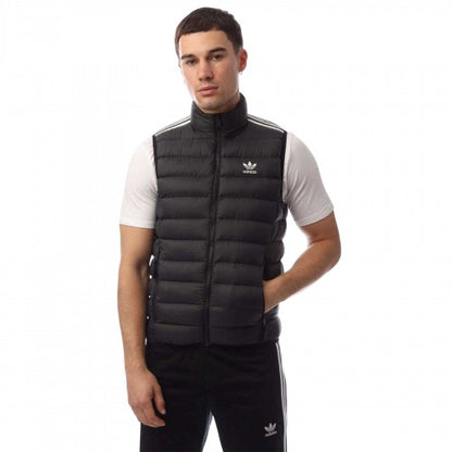 Front - Adidas Mens Recycled Nylon Regular Gilet