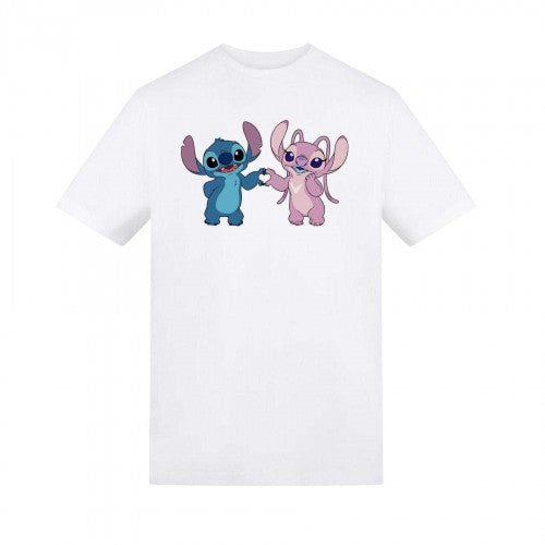 Front - Lilo & Stitch Childrens/Kids Angel Heart T-Shirt