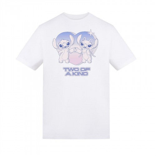 Front - Lilo & Stitch Childrens/Kids Two Of A Kind Heart T-Shirt