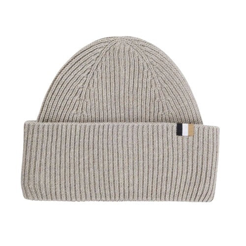 Front - Boss Laura Plain Ribbed Beanie