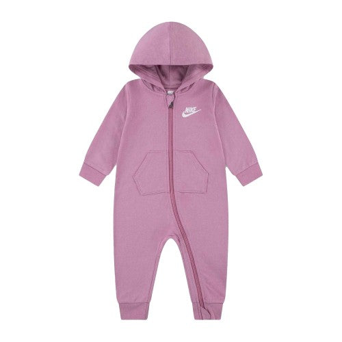 Front - Nike Baby Futura Hooded Overalls