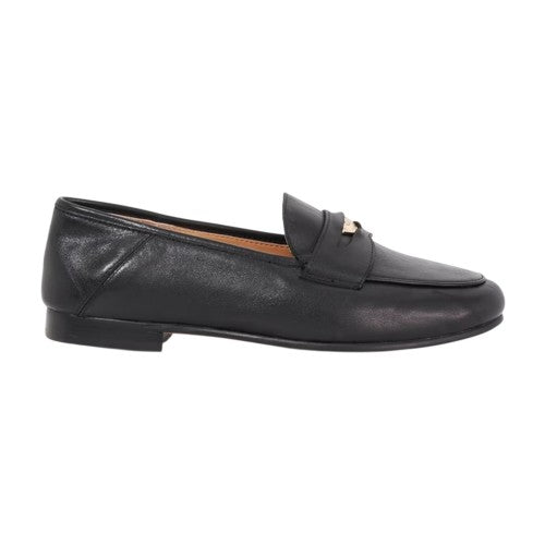 Front - Dune London Womens/Ladies Greek Leather Low Heel Penny Loafers