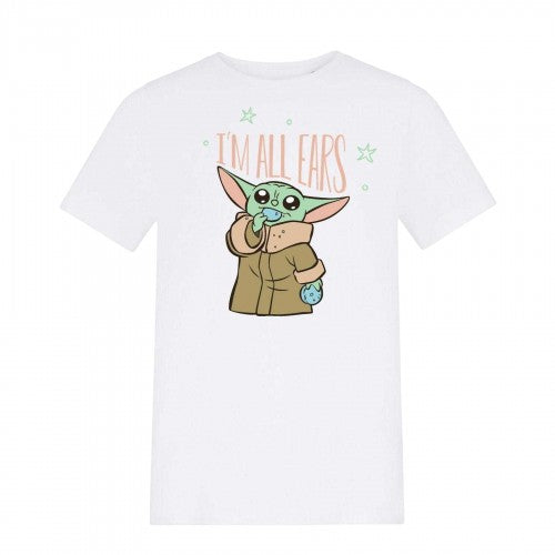 Front - Star Wars Childrens/Kids I´m All Ears Grogu T-Shirt