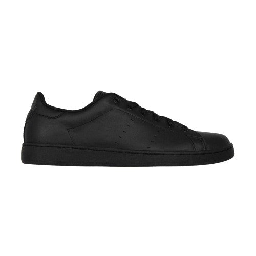 Front - Lonsdale Mens Leather Flat Trainers