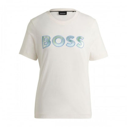 Front - Boss Womens/Ladies Ecosa Logo T-Shirt