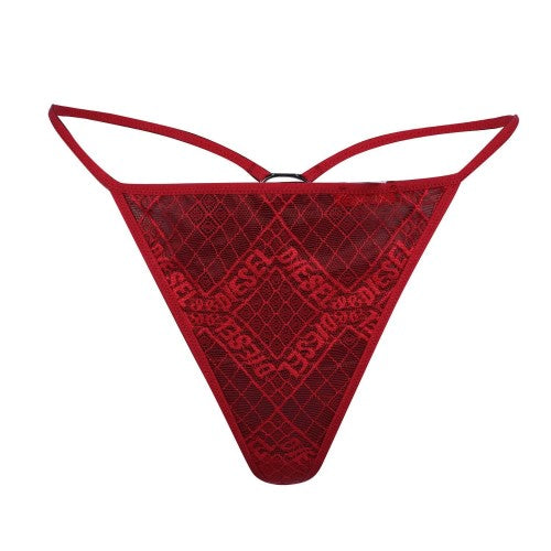 Front - Diesel Womens/Ladies UFST-D-String String Thong