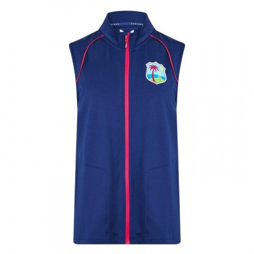Front - Castore Womens/Ladies West Indies Sleeveless Gilet