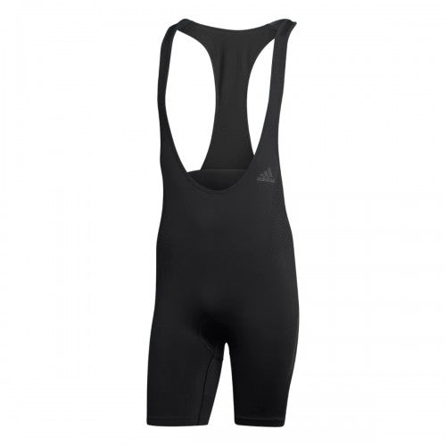 Front - Adidas Mens Plain Cycling Bib Shorts