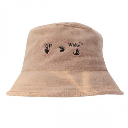 Front - Off White Swimming Man Towel Bucket Hat