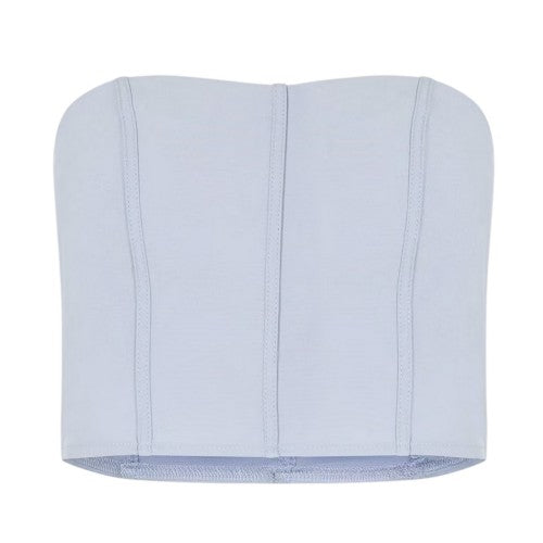 Front - Missy Empire Womens/Ladies Woven Corset Top