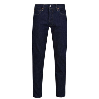 Front - Levis Mens 501 Original Straight Jeans