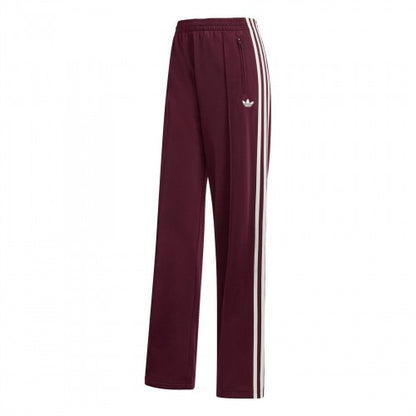 Front - Adidas Womens/Ladies Firebird Polyester 3 Stripes Loose Tracksuit Bottoms