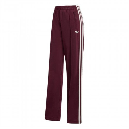 Front - Adidas Womens/Ladies Firebird Polyester 3 Stripes Loose Tracksuit Bottoms