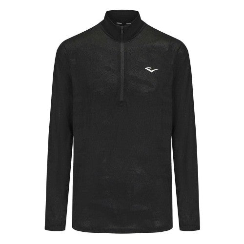Front - Everlast Mens Mock Neck Regular Long-Sleeved Top