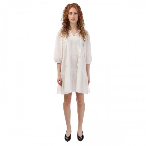 Front - Vero Moda Womens/Ladies Pretty 3/4 Sleeve Mini Dress