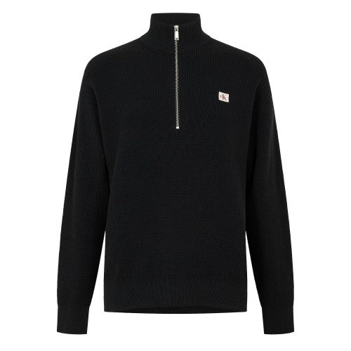 Front - Calvin Klein Mens Knitted Waffle Jumper