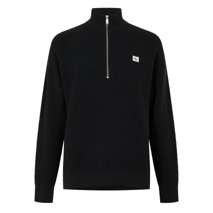 Front - Calvin Klein Mens Knitted Waffle Jumper
