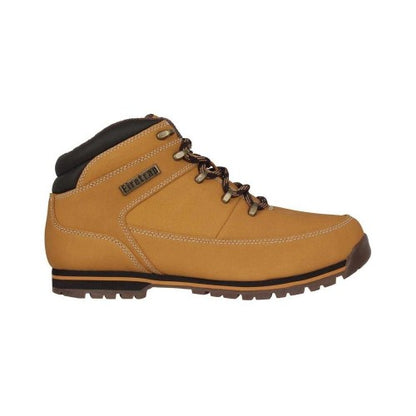 Honey-Brown - Front - Firetrap Mens Rhino Leather Ankle Boots
