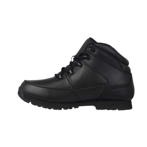 Black - Back - Firetrap Mens Rhino Leather Ankle Boots