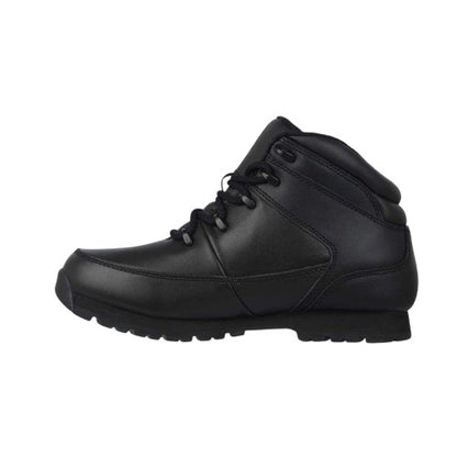 Black - Back - Firetrap Mens Rhino Leather Ankle Boots