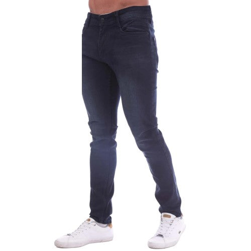Front - Duck and Cover Mens Maylead Slim Fitted Jeans