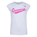 Front - Converse Girls Logo Cotton T-Shirt