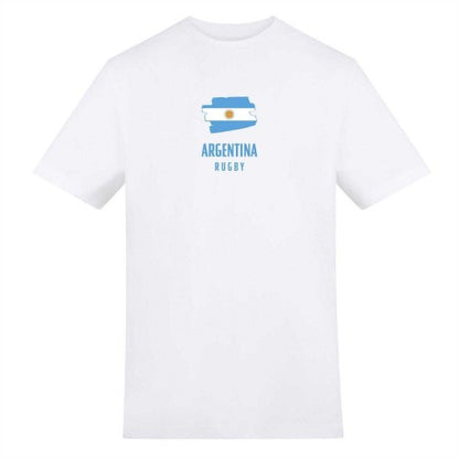 Front - AWD Mens Argentine Flag Rugby T-Shirt