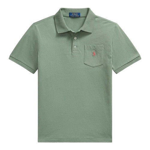 Front - Ralph Lauren Childrens/Kids Chest Pocket Polo Shirt