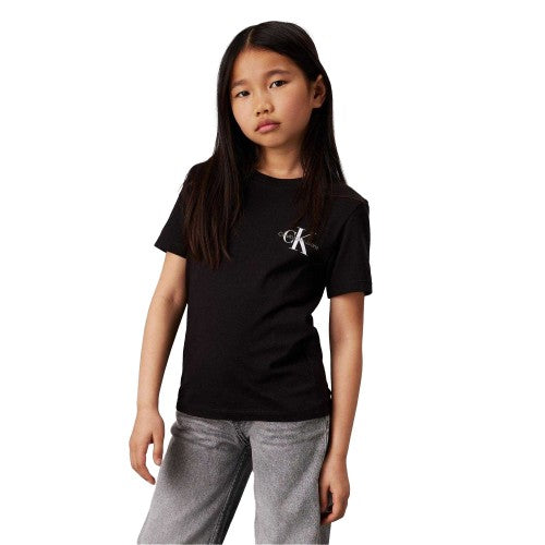 Front - Calvin Klein Childrens/Kids Monogram T-Shirt
