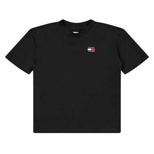 Front - Tommy Hilfiger Childrens/Kids Flag Logo T-Shirt