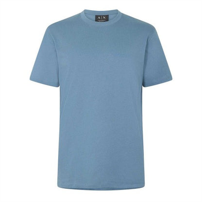 Front - Armani Exchange Mens Plain Cotton T-Shirt