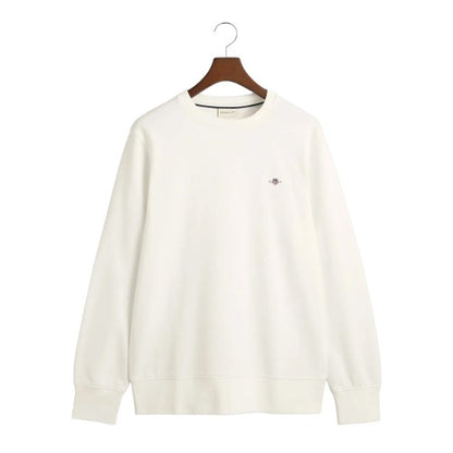 Front - Gant Unisex Adult Archive Shield Embroidered Crew Neck Sweatshirt