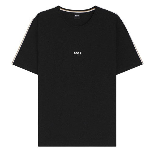 Front - Boss Mens Logo Polycotton Regular T-Shirt