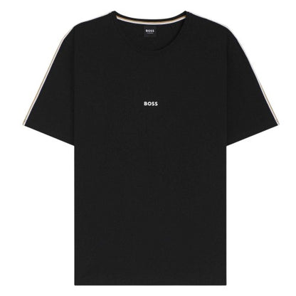 Front - Boss Mens Logo Polycotton Regular T-Shirt