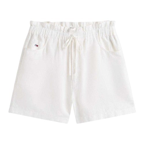 Front - Tommy Jeans Womens/Ladies Relaxed Fit Chino Shorts
