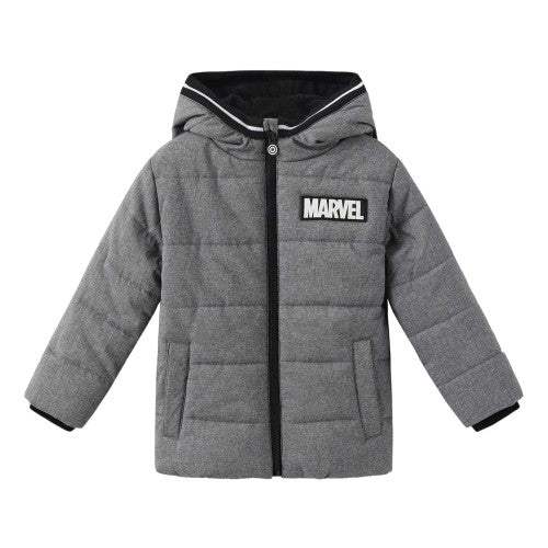 Front - Marvel Childrens/Kids Logo Padded Jacket