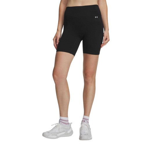 Front - Under Armour Womens/Ladies Motion Side Pocket Cycling Shorts