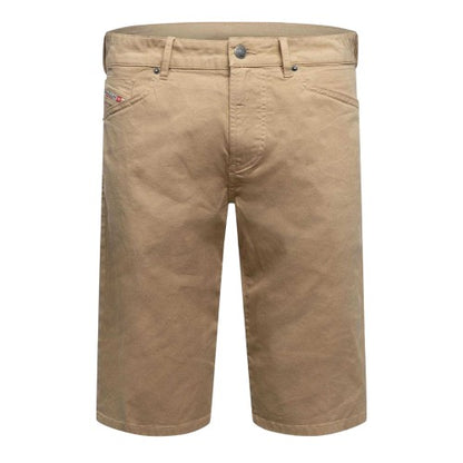 Front - Diesel Mens Calzoncini Denim Slim Chino Shorts