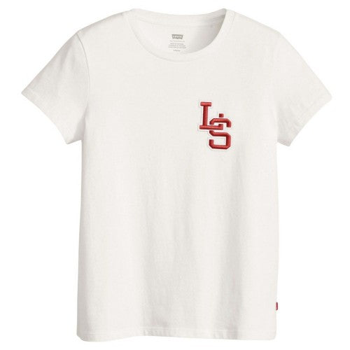 Front - Levis Womens/Ladies The Perfect Monogram T-Shirt